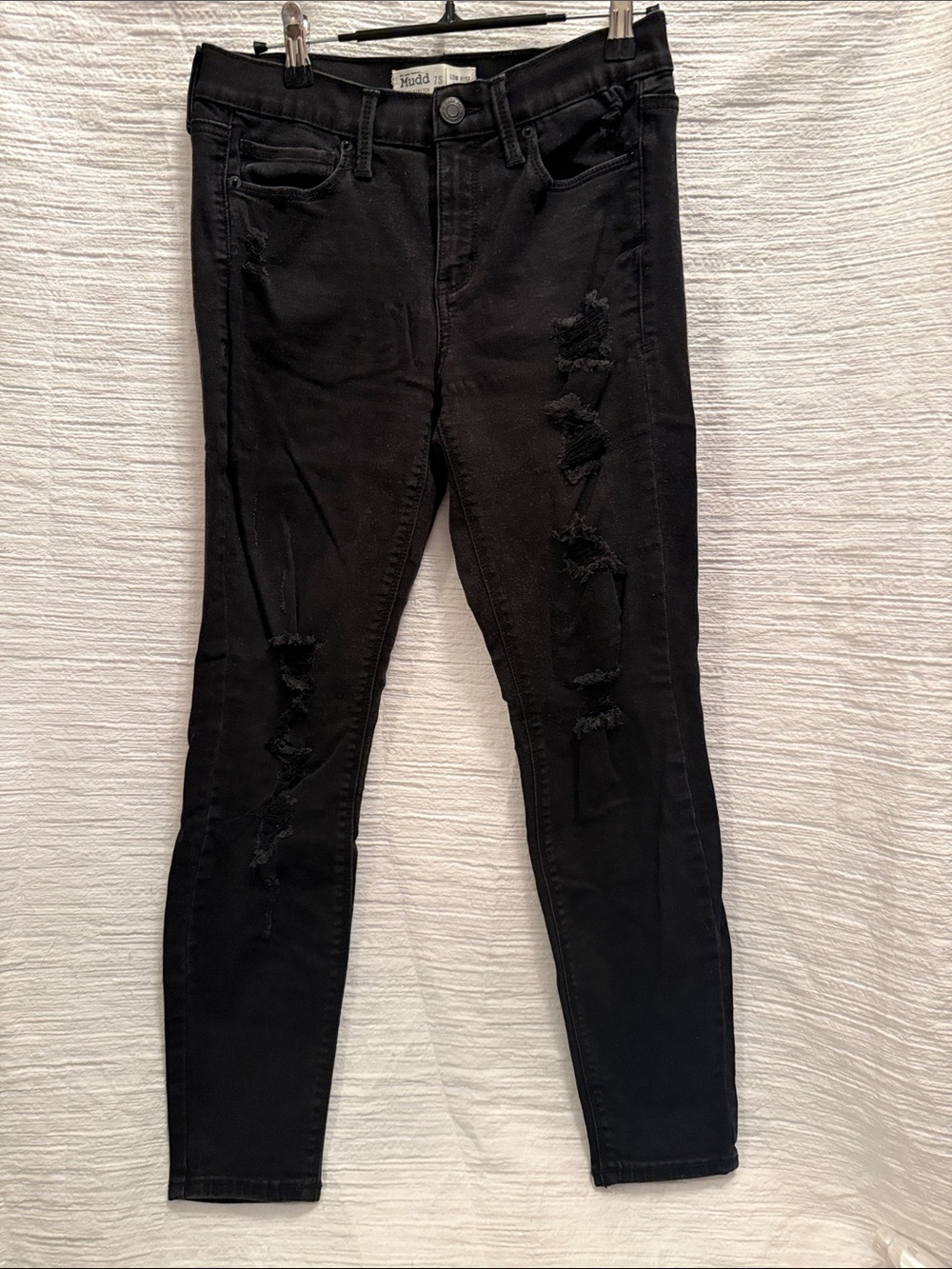 Mudd Distressed Black Skinny Jeans